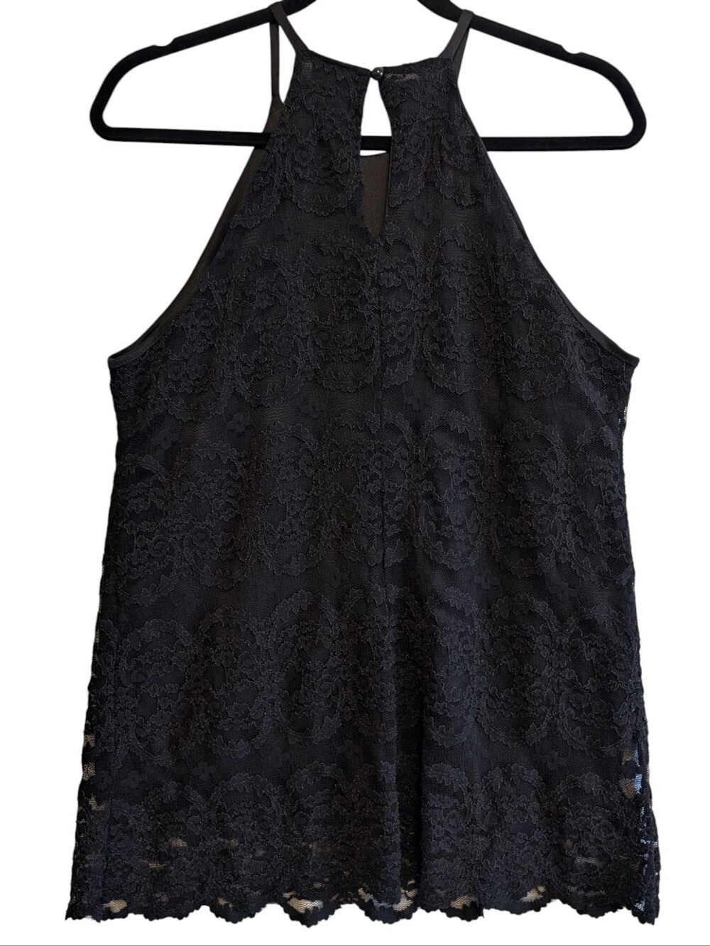 Torrid Black Lace Halter Tank Top Plus Size 00